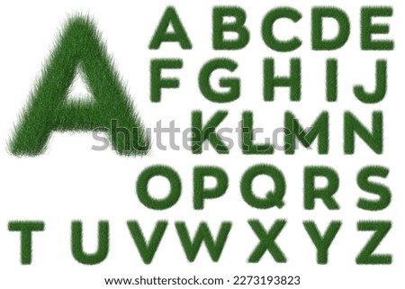 English Alphabets ABCD And Numbers Isolated In Transparant Background Royalty-Free Stock Photo #2273193823