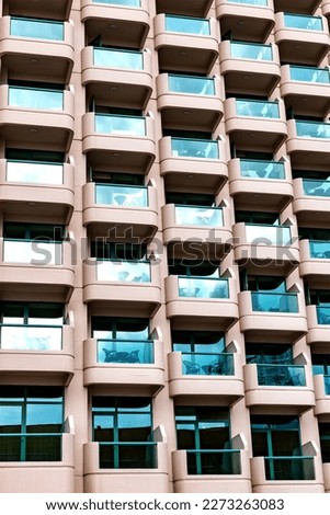 balconies abstraction modern architecture rhythm of glass