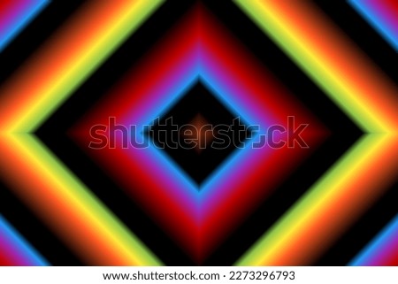 
Beautiful simple colourful rainbow gradient line art design background template elements