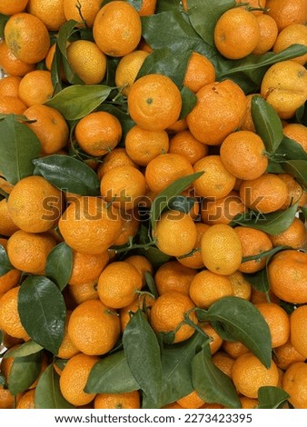 Oranges at the food market, for sale Royalty-Free Stock Photo #2273423395