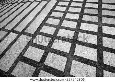 Pattern of floor in the park