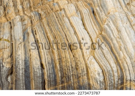 Malibu coast rock formations background. Elegant and eye-catching layers of rocky patterns.