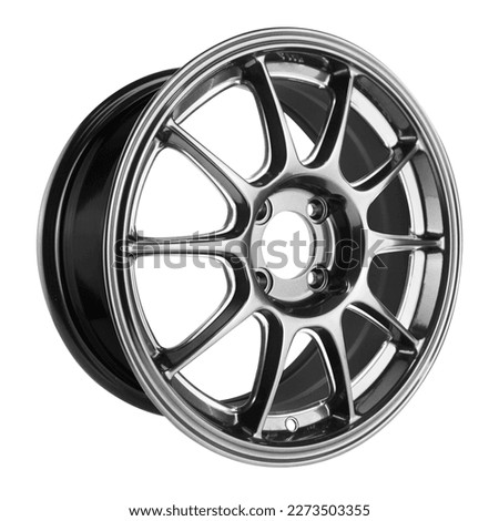 car wheel , alloy wheel isolated on a white background.