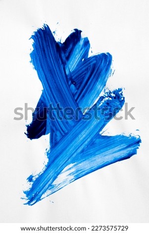 Abstract blue paint strokes background. Modern blue painting. Blue paint grunge to to be used for designs creation and websites conception. Abstract blue artwork. Brush painted watercolor illustration