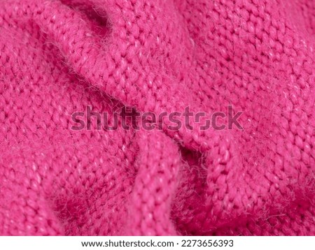 pink fabric cozy background copy space for text.