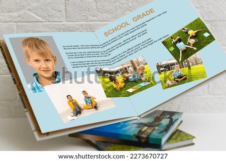 graduation album, photobook, printed photobooks