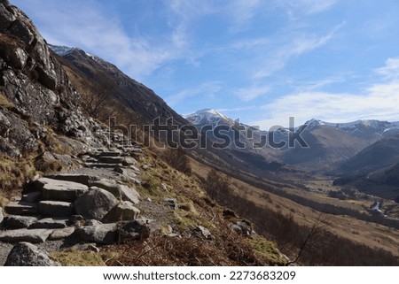 Glen nevis, ben nevis, scotland highlands