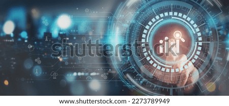 Predictive analytics, data visualization,   business forecasting concept. Data analytics for continuous improvement and business development. Predictions about future outcomes and performance. Royalty-Free Stock Photo #2273789949