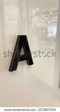 A, Type Box Decoration, Type on Wall...,