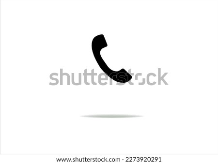 telephone vector hand drawn flat