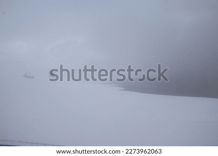 Amazing winter view of Rila mountain near Belmeken Dam, Bulgaria