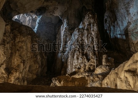 Dark Pictures of Wat Tham Piya Thammarangsi Cave in LOEI THAILAND