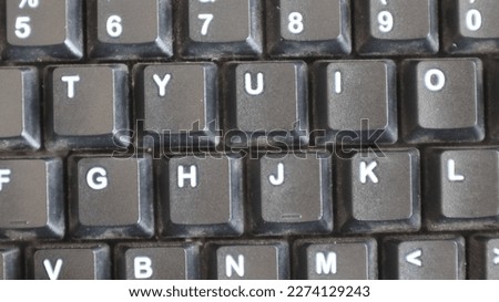 Just a keyboard that is full of dust and dirt