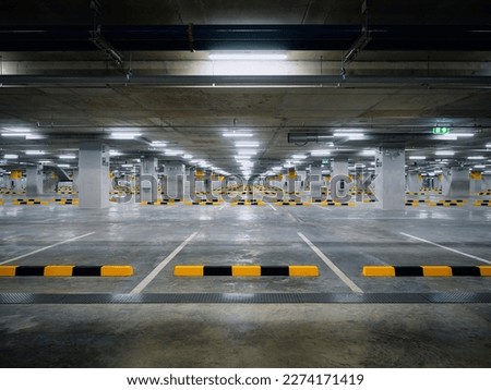 Parking lot indoor Car park Building basement