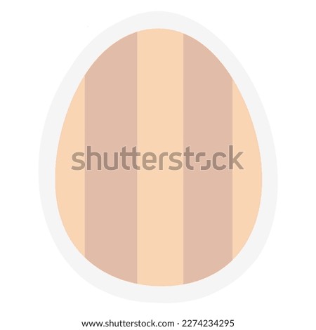 Easter Day Cute Digital Stickers on White Background Collection 