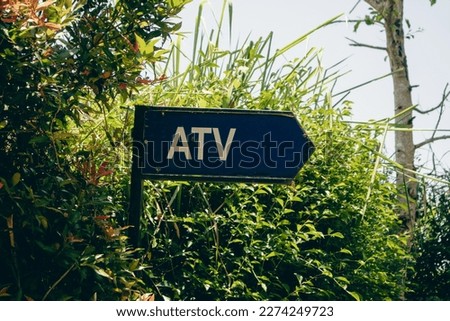 Off-Road Adventure Awaits: Follow the ATV Sign
