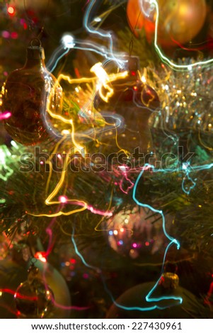 Christmas Tree with glass balls 