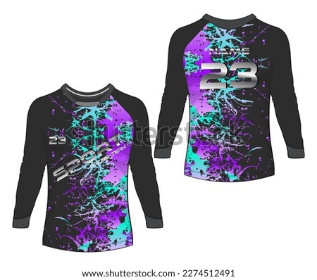 Jersey sports abstract texture tshirt design, for racing soccer gaming motocross cycling