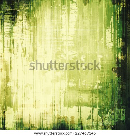 Grunge aging texture, art background. With different color patterns: yellow, gray, green