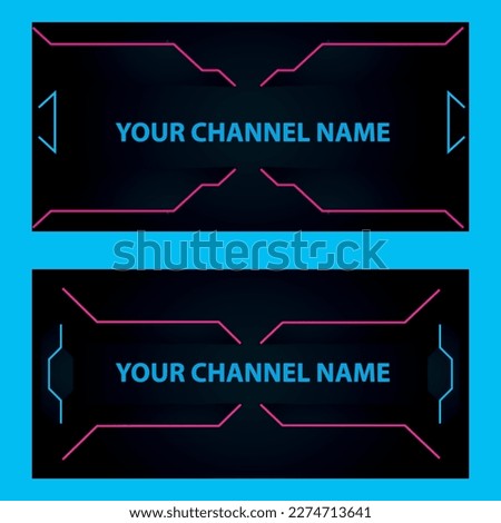 Facebook And YouTube Cover Template Vector 