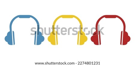 noise canceling headphones icon, vector illustration