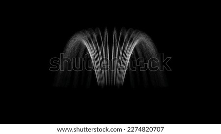 fountain black background Street Park water view Royalty-Free Stock Photo #2274820707