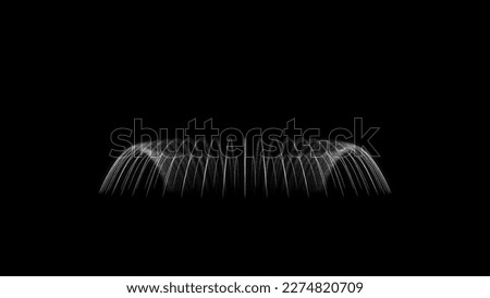 fountain black background Street Park water view Royalty-Free Stock Photo #2274820709