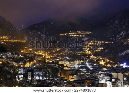 View of Andorra la Vella. Andorra