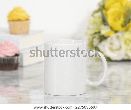  Easter Coffee Cup Mock up,  Empty mug mock up for design promotion.