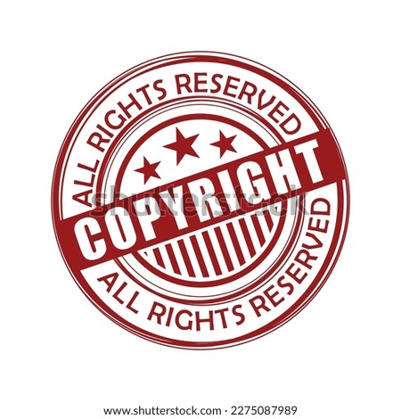 All rights reserved logo clip art
