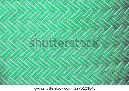 matting pattern in a traditional bag 