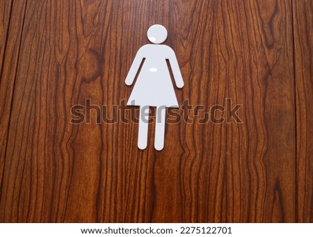 Women restroom sign,toilet sign,exterior sign outdoor