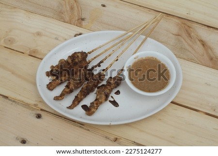 chicken satay, indonesian cuisine, indonesian food