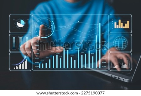 Working Data Analytics and Data Management Systems and Metrics connected to corporate strategy database for Finance, Intelligence,  Business Analytics with Key Performance Indicators, social network  