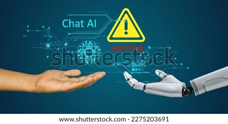 Ai tech, businessman show virtual graphic Global Internet connect Chatgpt Chat with AI, Artificial Intelligence. using command prompt for generates something  