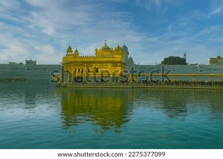 Golden Temple in Amritsar, India -Holy place for Sikhs to worship 