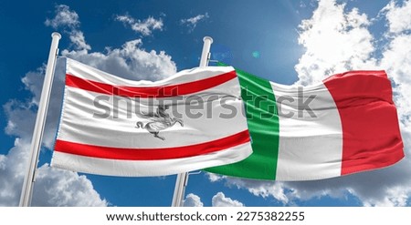 The flag of Tuscany is the official flag of the region of Tuscany, Italy.