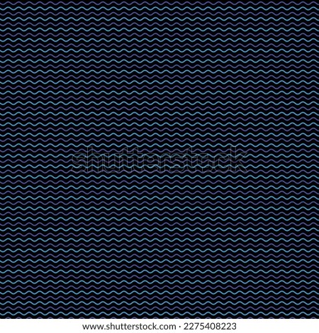 Wave pattern seamless abstract background. Stripes wave pattern blue colors vector design. Blue wavy chevron seamless pattern vector. Dark Blue Seamless Pattern.
