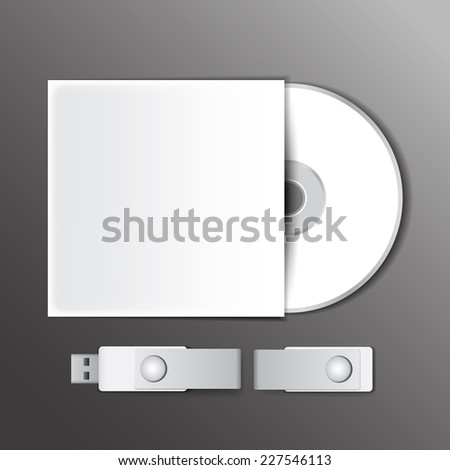 DVD and USB flash drive