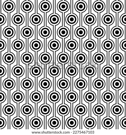 Geometric pattern in black and white. 