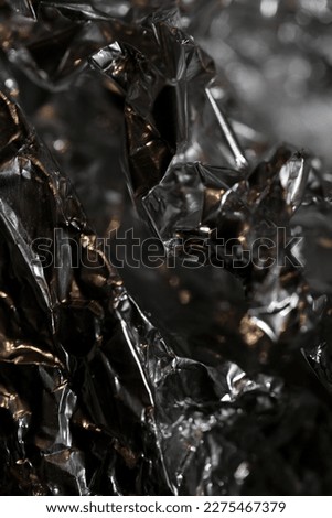 Abstract crumpled colorful aluminum foil texture close up modern background big size instant stock photography prints