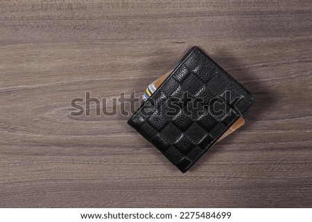 Pictured is a credit card wallet.