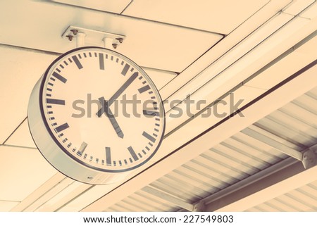 Clock - vintage effect style picture