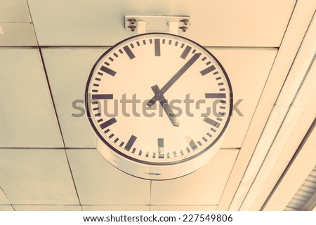 Clock - vintage effect style picture