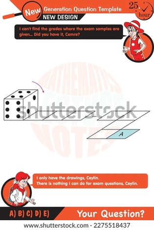 Math, Mathematical probability, probability problems, exam question, for teachers, editable, eps, two sisters speech bubble