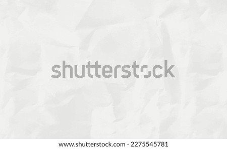 Crumpled paper texture vector background. White wrinkled sheet EPS10 Royalty-Free Stock Photo #2275545781