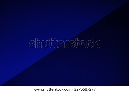 Dark blue abstract modern background for design. Geometric shape. Diagonal line and triangles. Gradient. Matte texture. Minimal. Template. Royalty-Free Stock Photo #2275587277