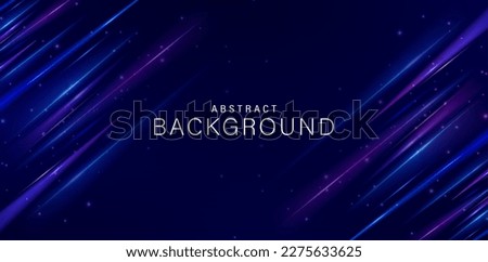 Vector illustration Abstract striped background with blue light rays and space for text applicable ecommerce signs retail shopping, advertisement business agency, ads campaign marketing, landing pages Royalty-Free Stock Photo #2275633625