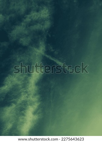 sky background with clouds and moon.