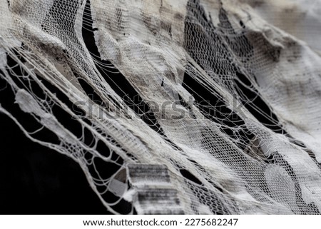 cloth backdrops disintegrating with age and weather Royalty-Free Stock Photo #2275682247
